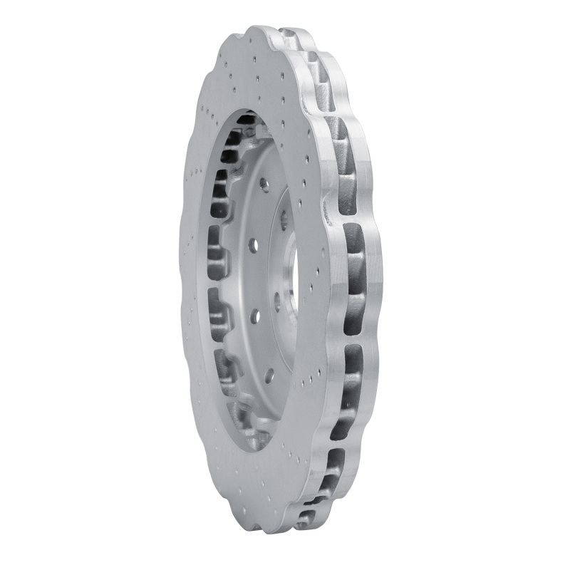 Audi RS5 Brake Rotor (1) - Front - R1 Concepts - Drilled Carbon Alloy GeoMET - `13-`24